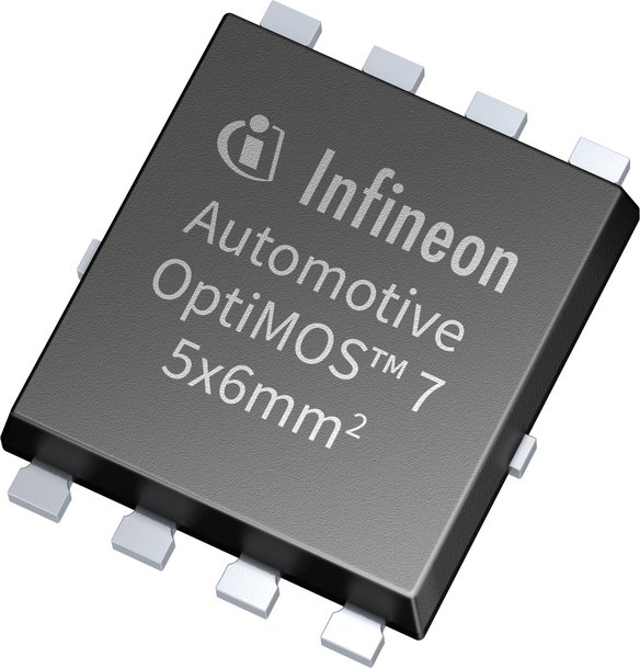 Infineon präsentiert 80-V-MOSFET OptiMOS™ 7 mit branchenweit niedrigstem Einschaltwiderstand für Automotive-Anwendungen